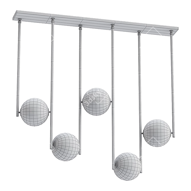 Harmony Pendant Lighting: The Equalizer 3D model image 2