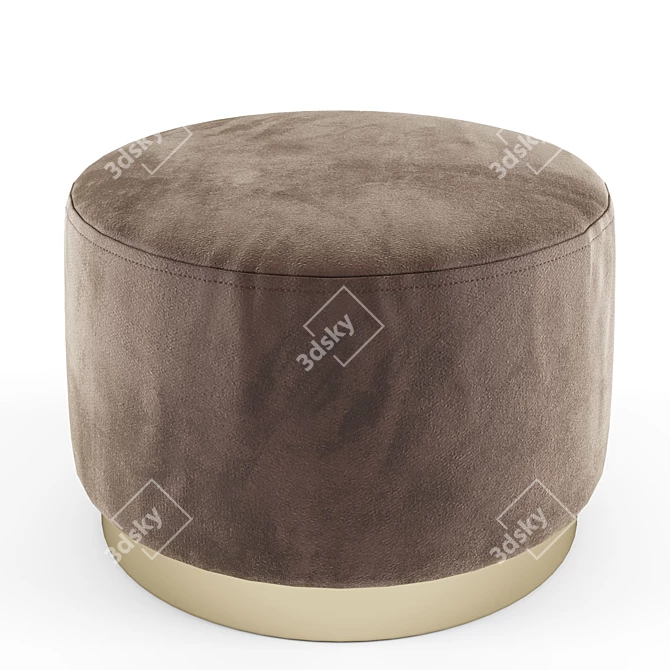 Retro Chic Cherry Stool 3D model image 2