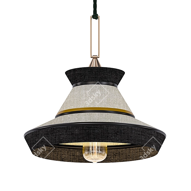 Calypso Guadaloupe: XL Elegance in Pendant Lighting 3D model image 1