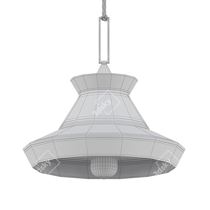 Calypso Guadaloupe: XL Elegance in Pendant Lighting 3D model image 2