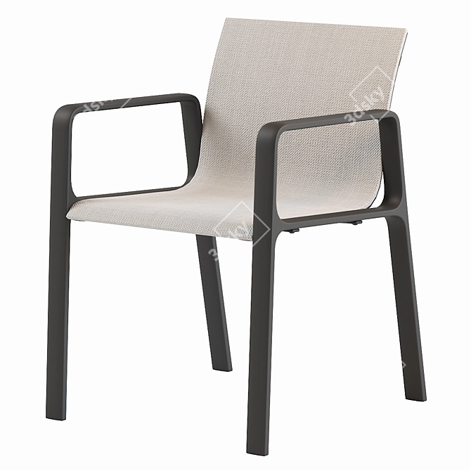 Modern Parklife Chair by Jasper Morrison 3D model image 1