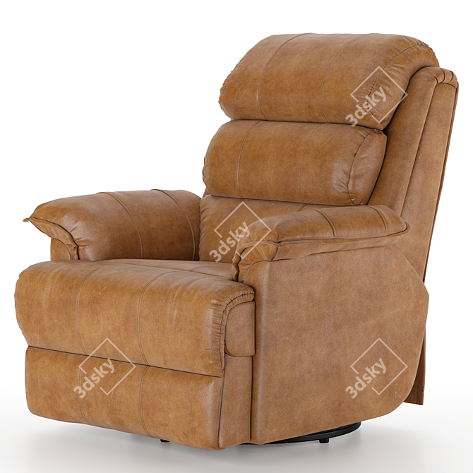 Modern Comfort Recliner Sofa 3D model image 5