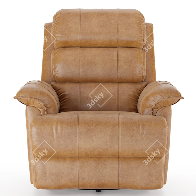 Modern Comfort Recliner Sofa 3D model image 6