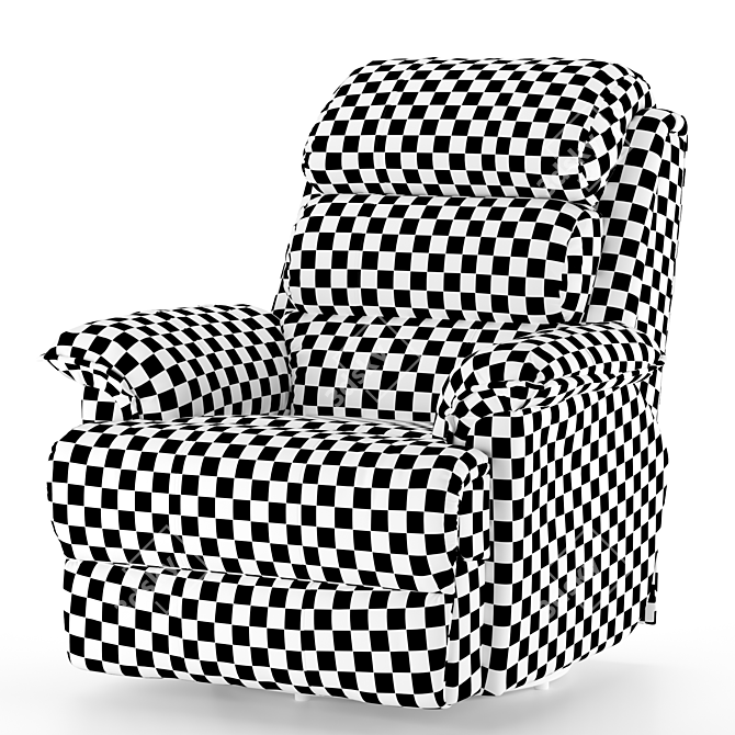 Modern Comfort Recliner Sofa 3D model image 9