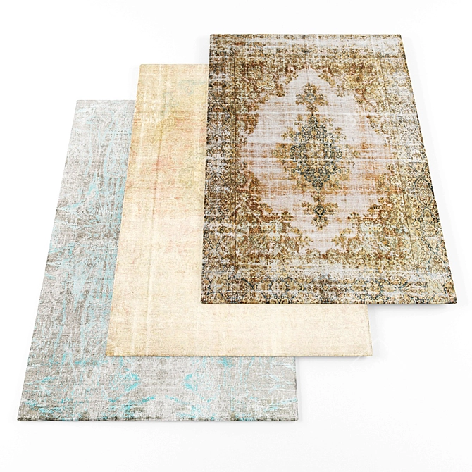 High-Resolution Rugs Bundle 3D model image 1