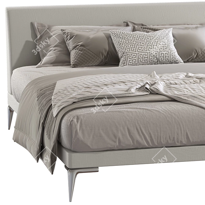 Luxury Dream Bed 3D model image 2