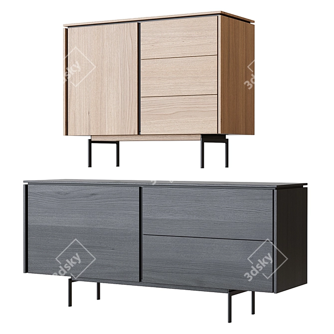 Modern Salu Sideboards by Softrend 3D model image 2