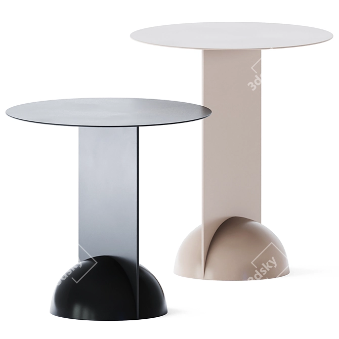 Bonaldo Coffee Table Duo 3D model image 1