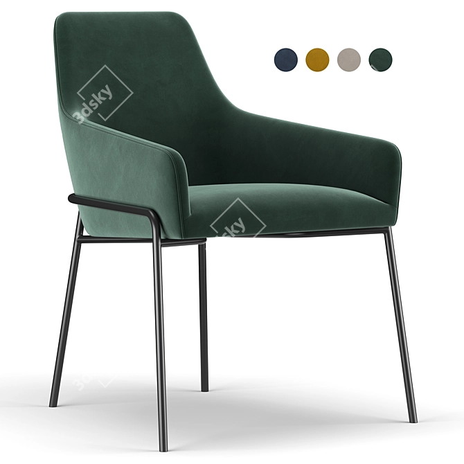 Energetic Seat: The Jolly Chair 3D model image 1