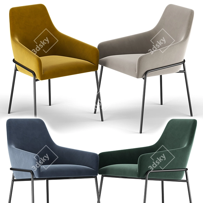 Energetic Seat: The Jolly Chair 3D model image 2