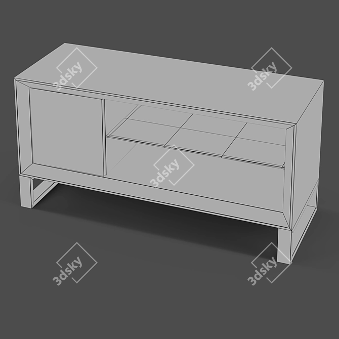 MOD Interiors ZARAGOZA TV Stand 3D model image 3