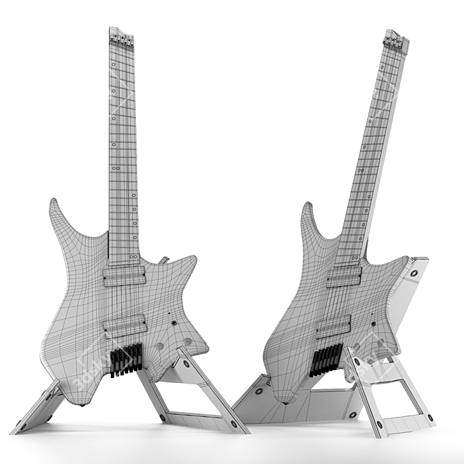 Unleash Your Shredding Potential: Strandberg Guitars 3D model image 4