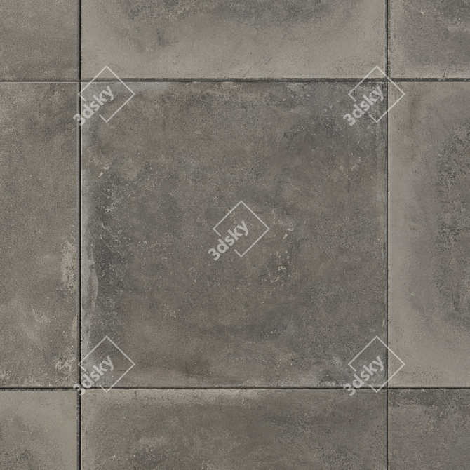 Flaviker Backstage Graphite 80x80 Tile 3D model image 2