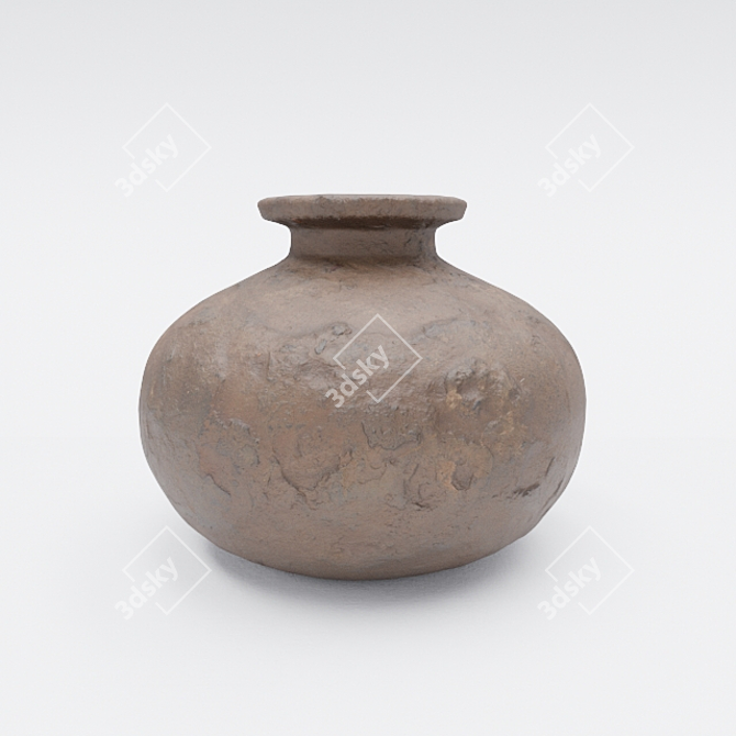 Ethnic Style Vases Set 3D model image 3