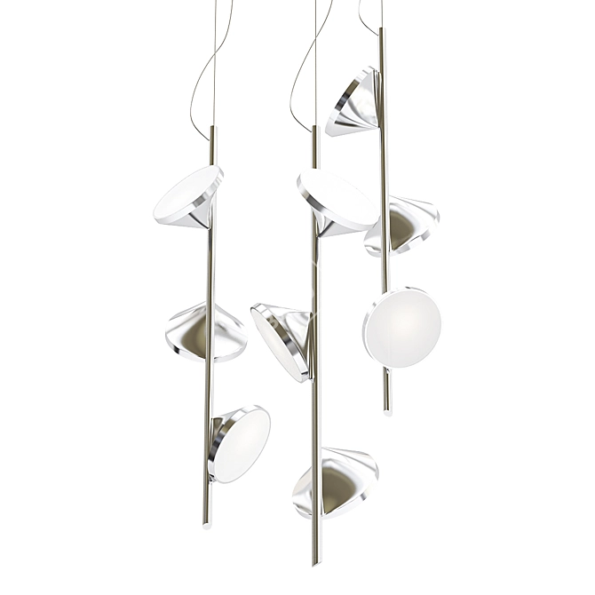 Orchid Pendant Light 3D model image 1