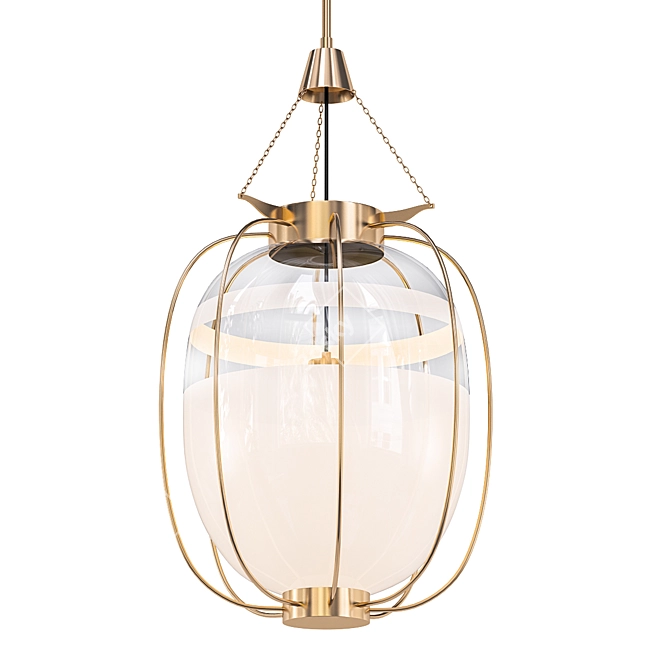 Nautical-inspired LED Pendant Light 3D model image 1