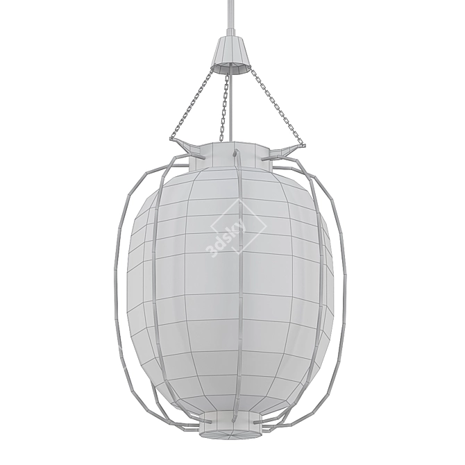 Nautical-inspired LED Pendant Light 3D model image 2