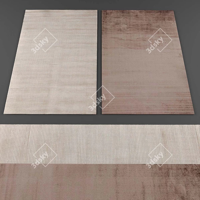 Elegant Rug Collection 314 3D model image 1