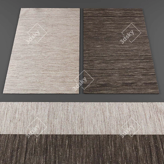 Elegant Rug Collection 314 3D model image 3