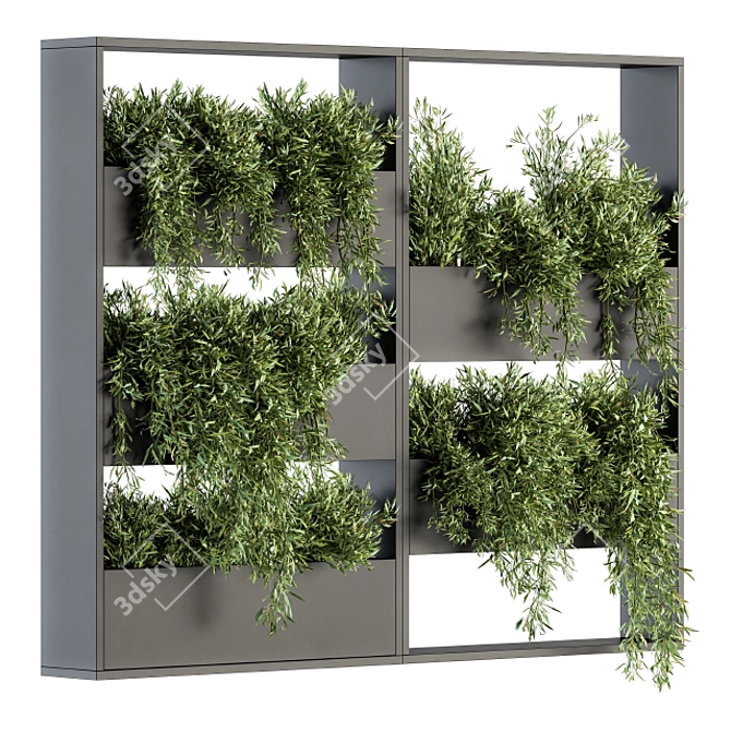 Wall-mounted Plant Box 07 3D model image 1