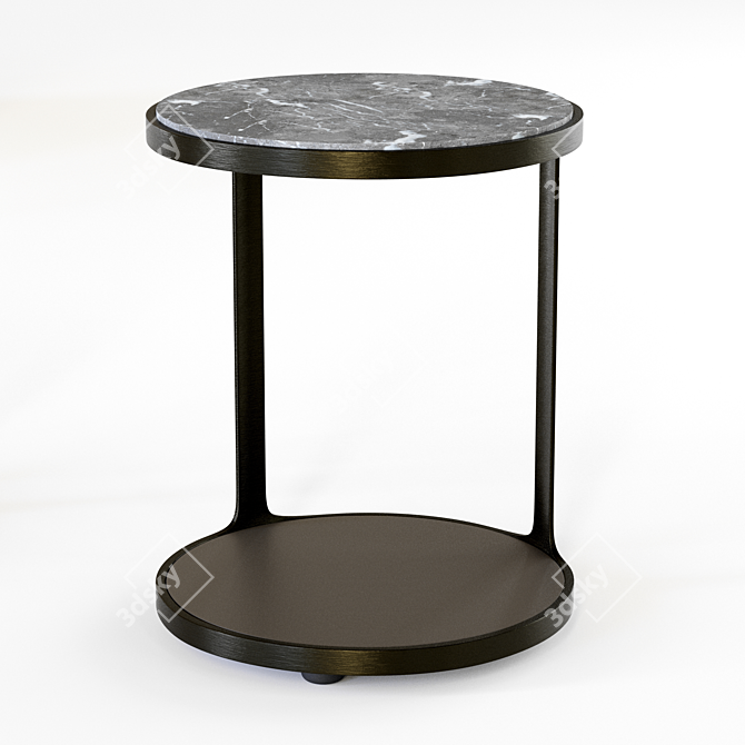 Poliform Creek Modern Coffee Table 3D model image 5