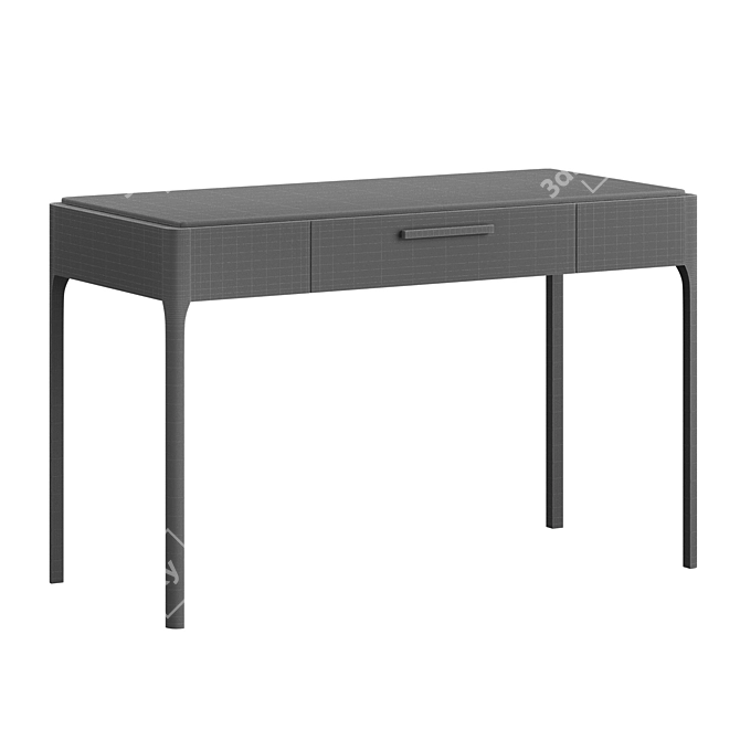 Sleek Pisa Desk: Compact & Stylish 3D model image 2