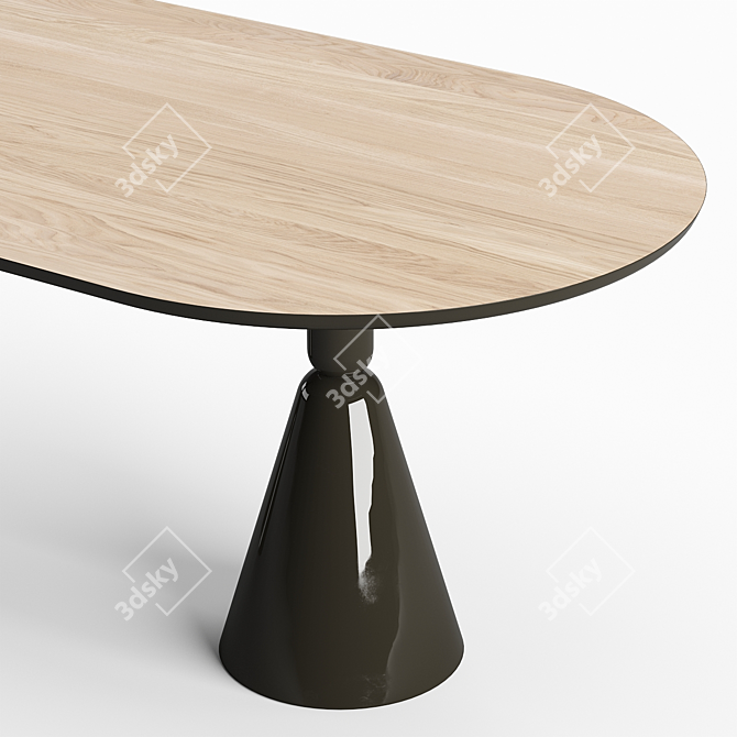 Modern Elegance: Sancal Pion Dining Table 3D model image 7