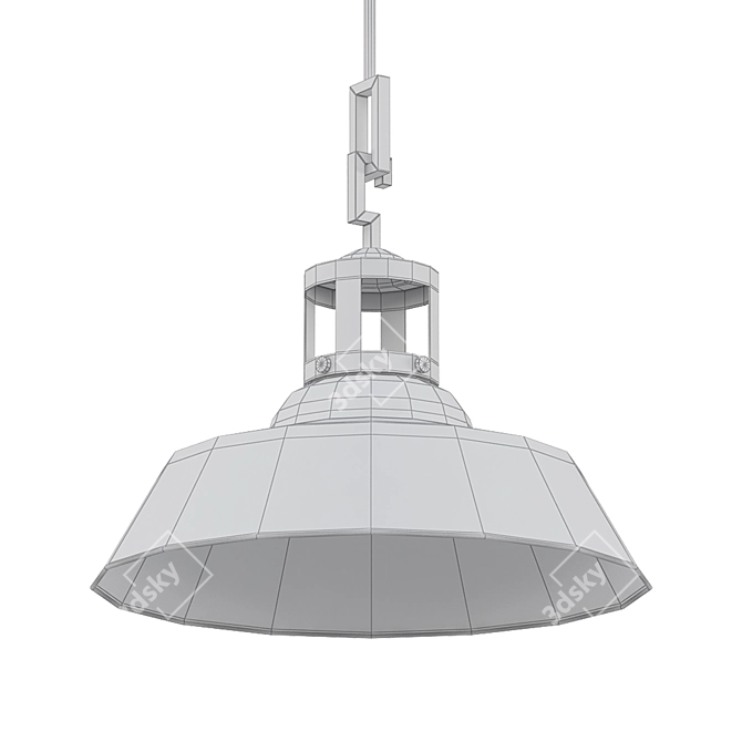 Elegant MAC Lighting Fixture 3D model image 2