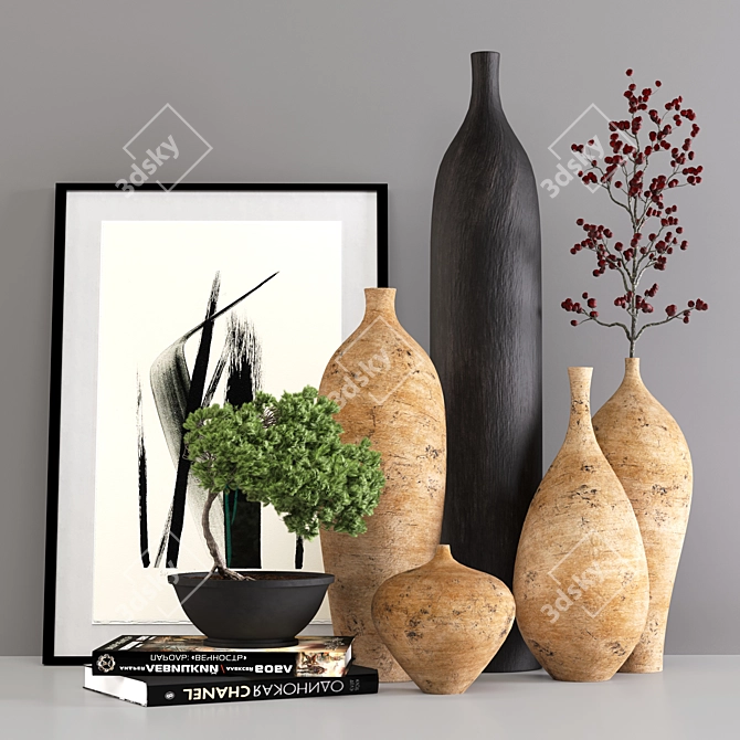 Polys Decorative Set 3D model image 1