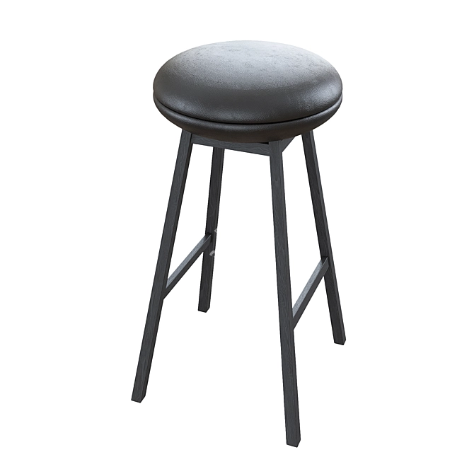 Sleek and Stylish Meridiani Stool 3D model image 3