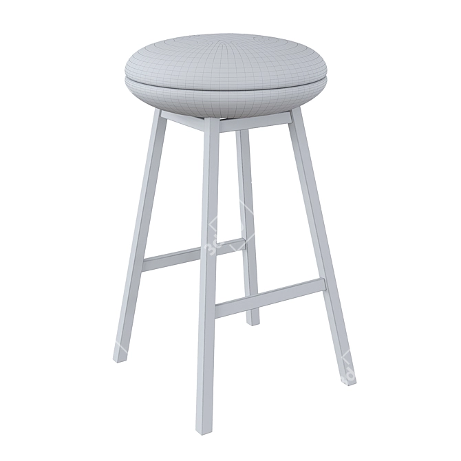 Sleek and Stylish Meridiani Stool 3D model image 5