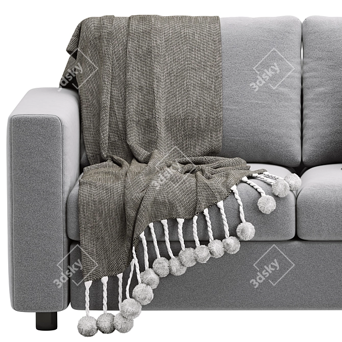 Modern Vimle Sofa: Sleek Design & Quality Craftsmanship 3D model image 3