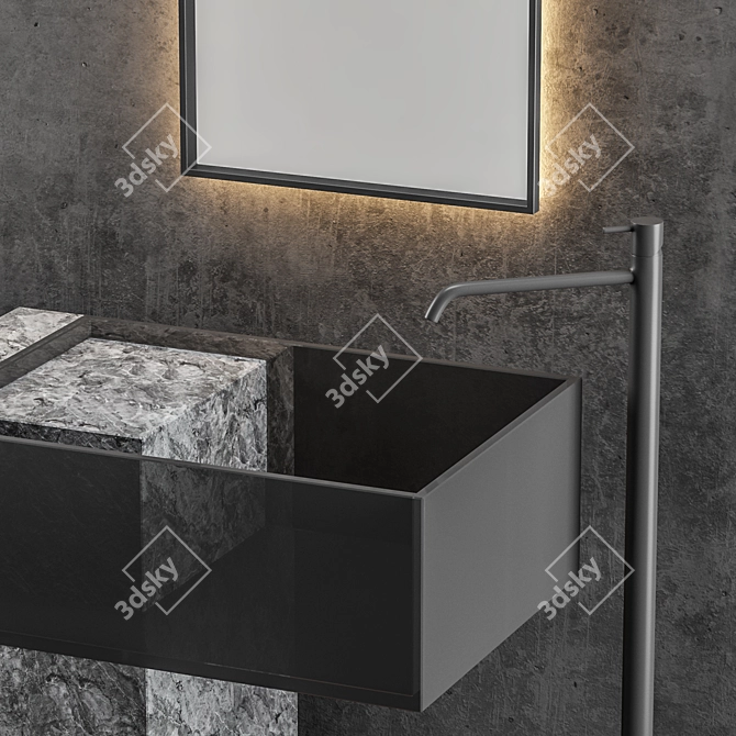 Electric Stone Bathroom 3D model image 3