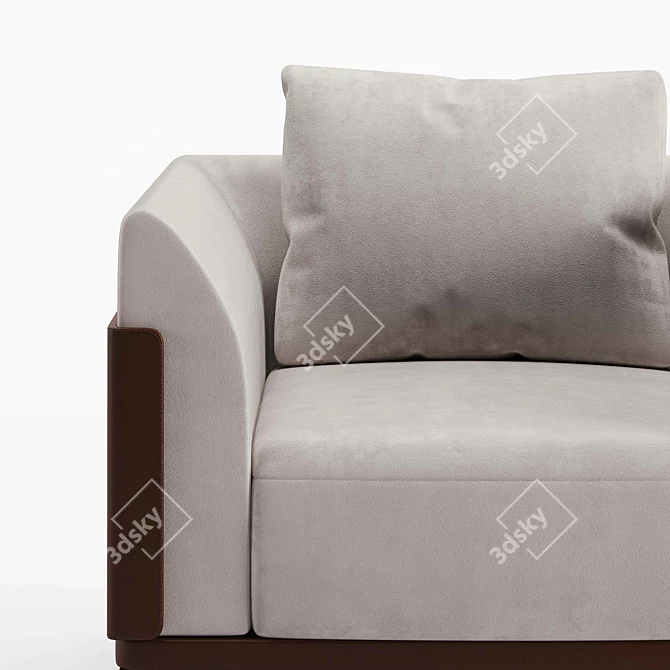 Vittoria Armchair: Elegant and Versatile 3D model image 4