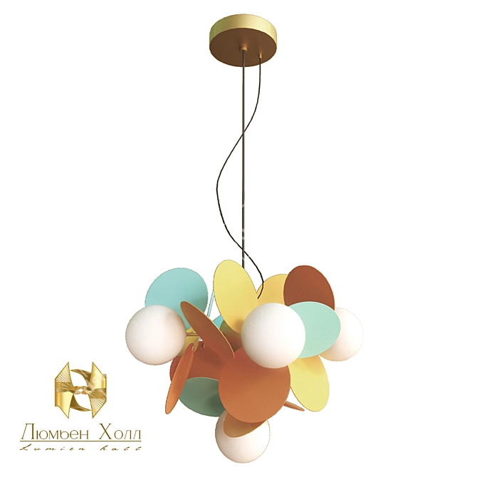 ILMARI LUMIEN HALL - Elegant OM Chandelier 3D model image 3