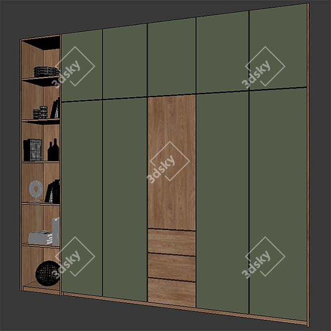  Modern Shelf Design | 3ds Max & V-Ray 3D model image 3