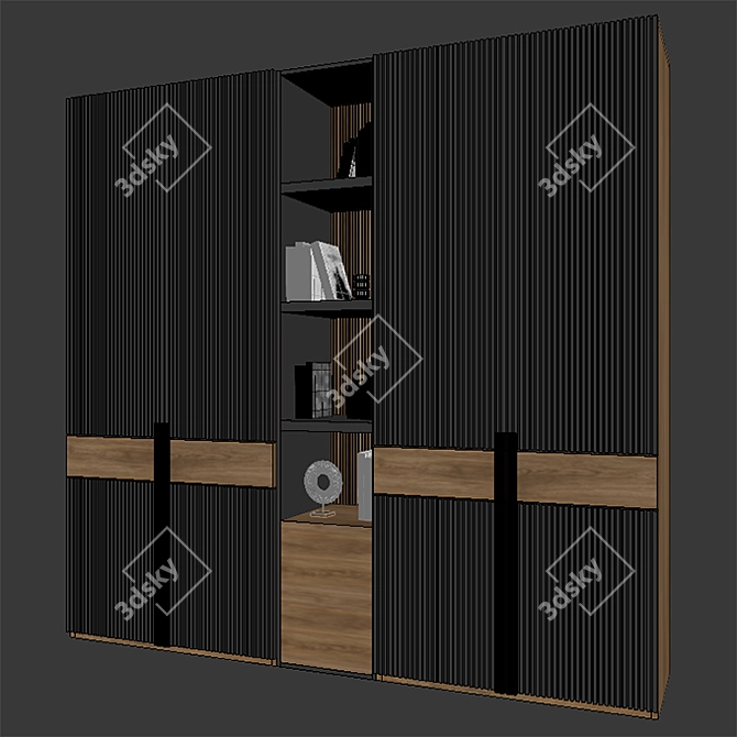 Ready-to-Use Shelf Design 3D model image 3