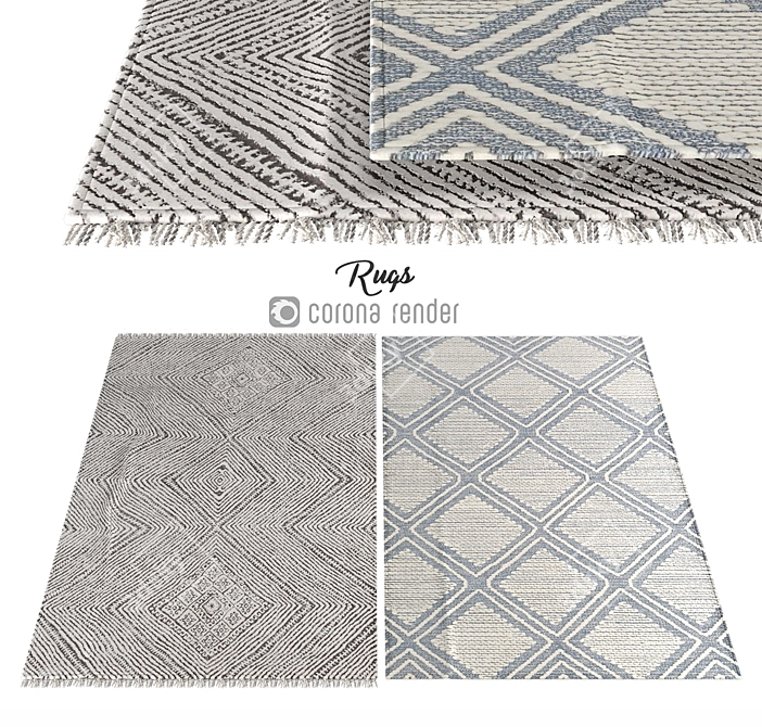 Luxury Carpets: Elegant and Functional 3D model image 1