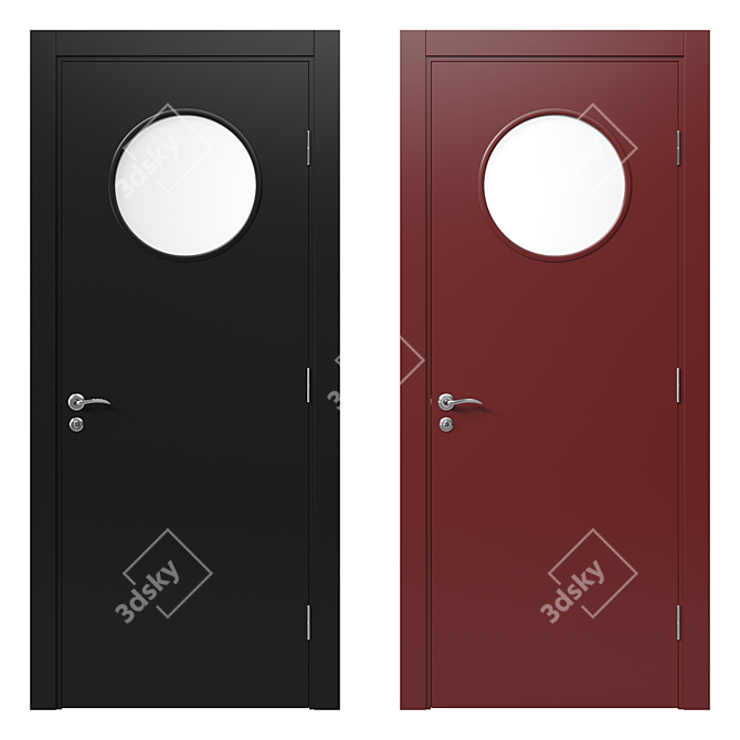 Stylish Door 56: 3dsmax + fbx / obj, vray 3.6 3D model image 1