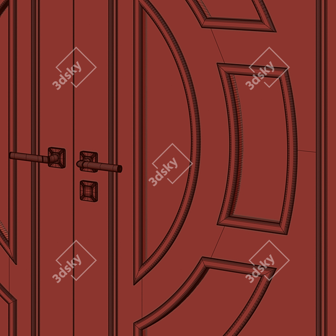 Modern Interior Door 79 | 3D Model 3D model image 4