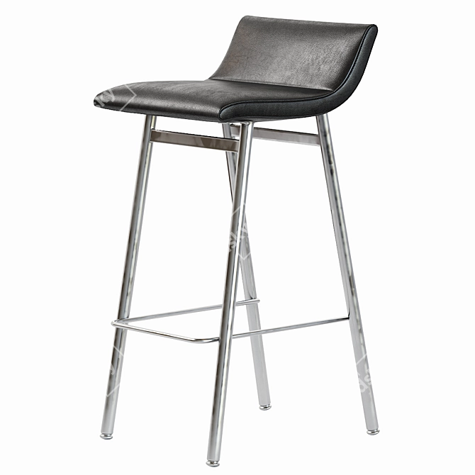 Elegant Gachot Stool: Stylish and Versatile Design 3D model image 1