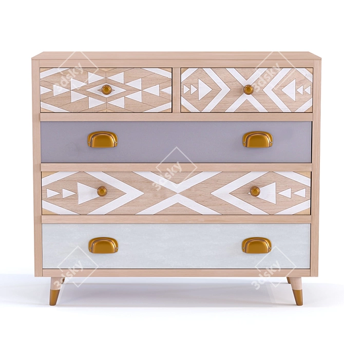 Oase Dresser: Functional and Stylish 3D model image 1