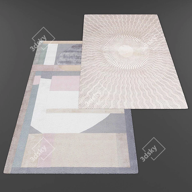 Modern Style Rug Collection 3D model image 3