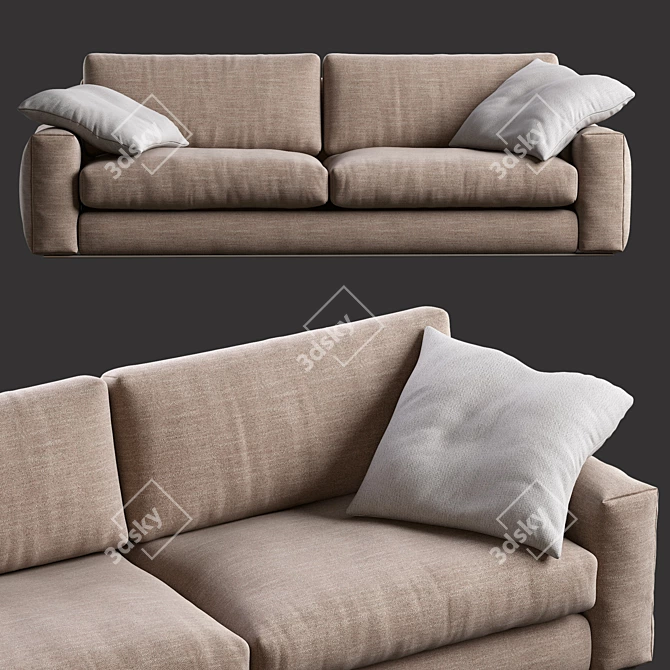 Modern Design Sofa: 810 FLY By Vibieffe 3D model image 2