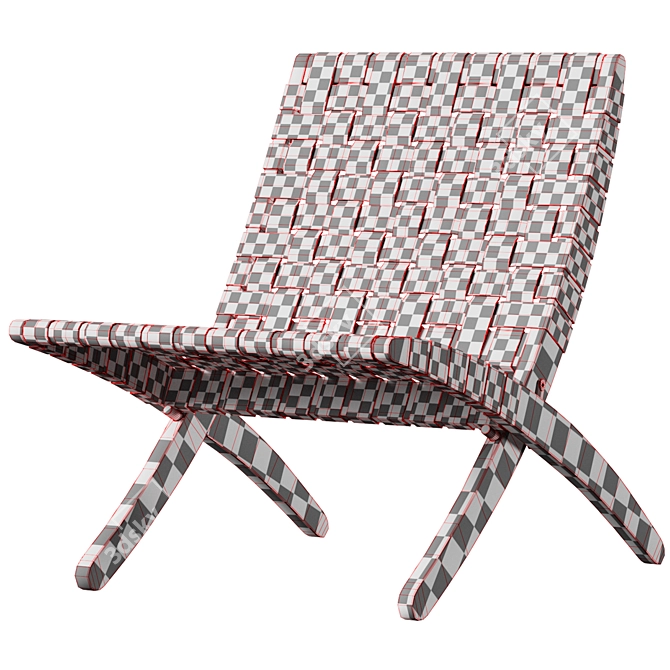 Cuba Flex Lounge Chair 3D model image 4