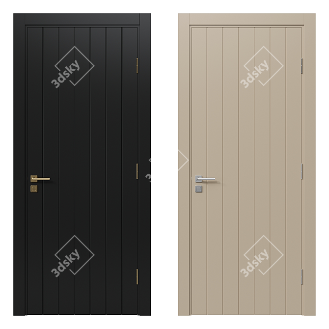 Modern Interior Door 115 3D model image 1