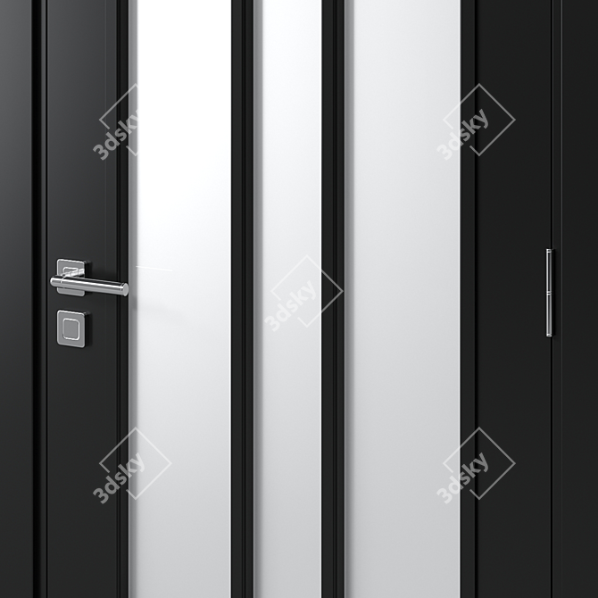 Modern Interior Door 119 3D model image 2