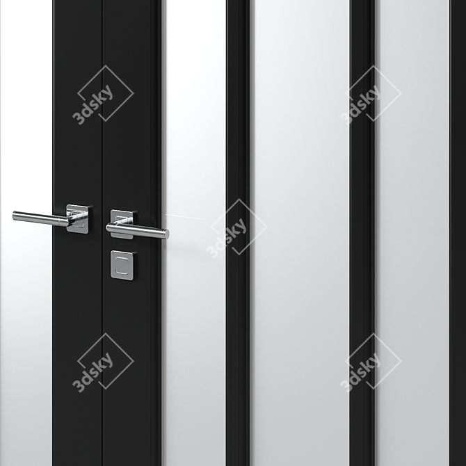 Modern Interior Door 126 3D model image 2