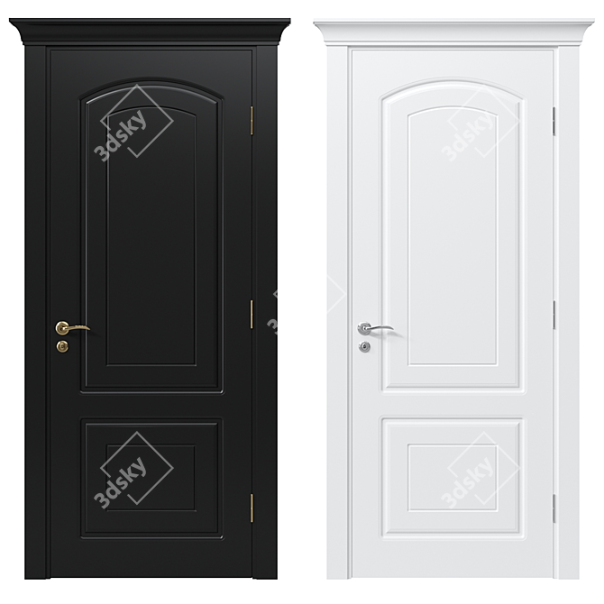 Modern Interior Door 153 3D model image 1