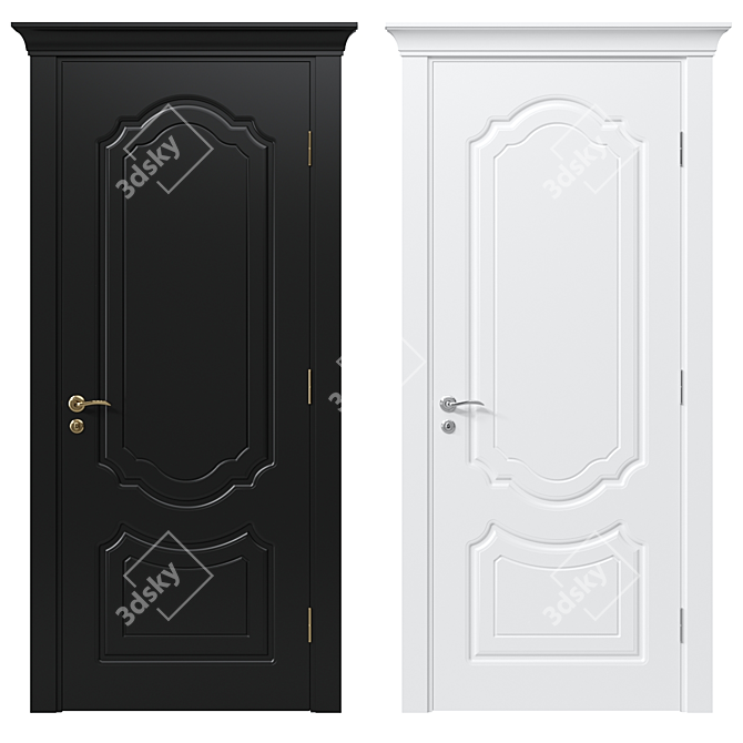 Modern Interior Door 155 3D model image 1